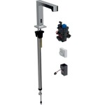 GEBERIT - Brenta Elektronická termostatická umyvadlová baterie, síťové napájení, chrom 116.197.21.1