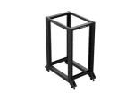 Lanberg Open Rack 22U černá / Otevřený rack / 600 × 1000 mm / nosnost 600 kg (OR01-6022-B)