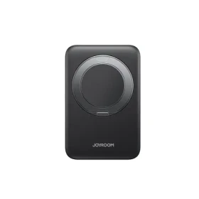 Joyroom JR-PBM12 černá / Powerbanka / 10000mAh / 22.5W / 1x USB-A + 1x USB-C + bezdrátové nabíjení / stojánek (6956116740320)