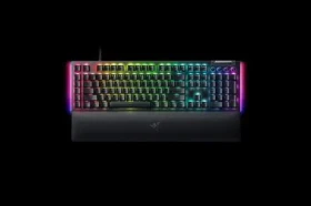 Razer BlackWidow V4 Yellow Switch černá / Herní klávesnice / mechanická / Razer yellow / USB (RZ03-04692100-R3G1)