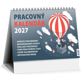 Pracovný kalendár 2027 - stolový kalendár