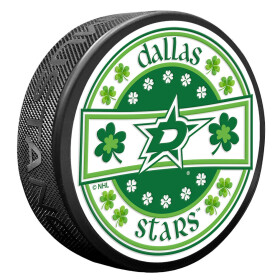 Mustang Puk Dallas Stars NHL Lucky St. Patricks Day Puck