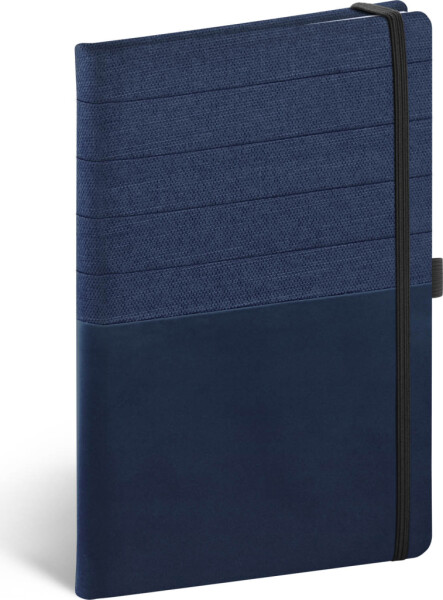 Notes - Skiver modromodrý, linkovaný, 13 × 21 cm