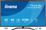 42.5" IIYAMA ProLite X4373UHSU-B2 černá / LED / VA / 3840 x 2160 / 16:9 / 3 ms / 4000:1 / 450cd-m2 / VESA (X4373UHSU-B2)