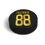 Puk David Pastrňák #88 PASTA CUP Ice Hockey World Championship Czechia MS 2024 GOLD EDITION Black