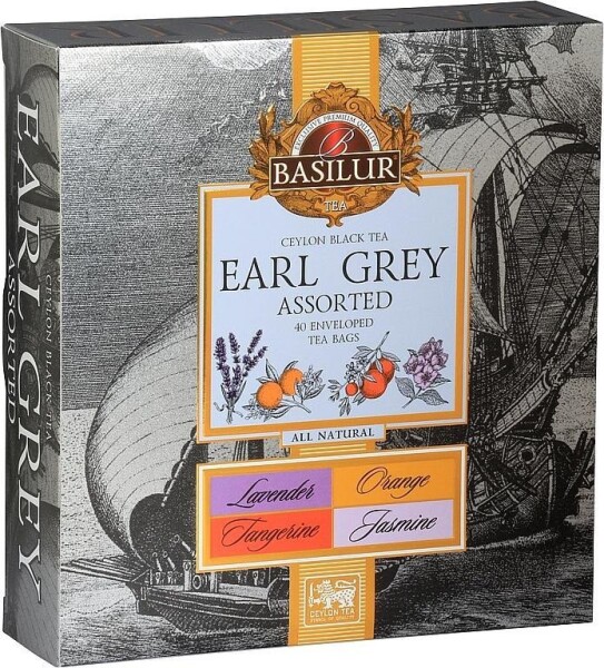 BASILUR Earl Grey Assorted 40 sáčků