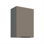 Horní skříňka Aria ANT 50 G-72 1F Barva korpusu: Antracit, Barva dvířek: WH - Crystal white AFM