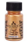 Metalická akrylová barva Cadence Dora Metallic, 50 ml - brilliant gold, zářivá zlatá