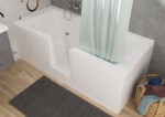 Vana s dvířky SAT 150x75 cm levá SATVD150L SATVD150L