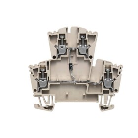 W-Series, Component terminal, Rated cross-section: 2,5 mm&sup2;, Screw connection, Direct mounting WDK 2.5 1D A.1 1023400000 Tmavě béžová Weidmüller 25 ks