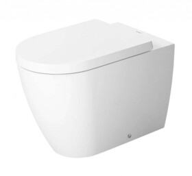 DURAVIT - ME by Starck Stojící WC, zadní odpad, s HygieneGlaze, bílá/matná bílá 2169099000