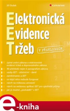 Elektronická evidence tržeb v přehledech - Jiří Dušek e-kniha