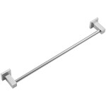CERANO Nástěnný držák na ručníky Polo - chrom - 60 cm
