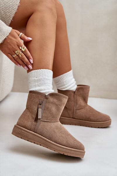 Dámské Sněhule Big Star OO274A165 Béžové 38