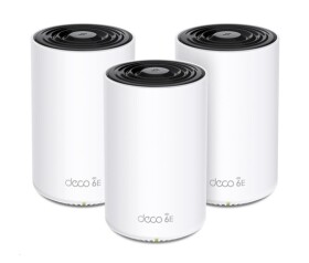 TP-Link Deco XE75 Pro(3-pack) WiFi6E Mesh (AXE5400,2,4GHz/5GHz/6GHz,1x2,5GbELAN/WAN,2xGbELAN) EDF_438729
