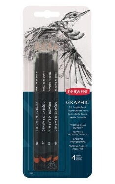 Sada grafit. tužek 4ks GRAPHIC - SOFT BLISTER
