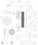 OMNIRES - Y termostatický podomítková sprchová baterie chrom /CR/ SYSYS02XCR