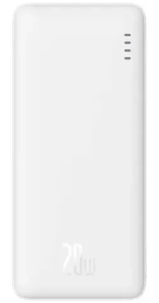 Baseus PPQD090002 Airpow 10000mAh 20W bílá / Powerbanka / 1x USB-A + 1x USB-C + 1x microUSB (PPQD090002)