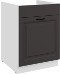 Spodní skříňka pod dřez Stilo 60 ZL 1S BB - Premium Box Barva korpusu: Dub artisan, Barva dvířek: Clay Grey