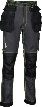 Pracovní kalhoty COFRA GONDOMAR + Barva: Antracit/ Černá/ Zelená, Velikost: 58 (CAGONDOMAR_04_58)
