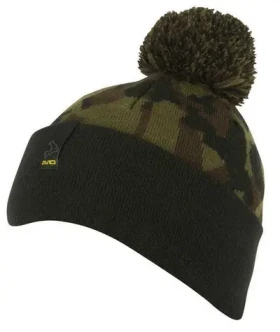 AVID Čepice Black and Camo Bobble Hat (A0620391)