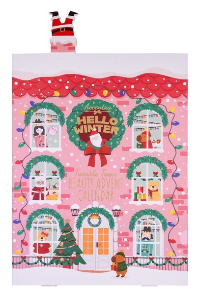 Adventní kalendář Hello Winter SANTA s led osvětlením