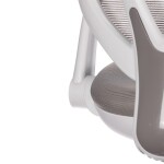 Dětská židle, výškově nastavitelná, šedá síťovina, KA-C806 GREY