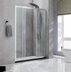 OLSEN SPA - Sprchové dveře VILAR - Barva rámu - Hliník leštěný, Rozměr A - 180, Rozměr C - 190, Směr zavírání - Univerzální Levé / Pravé, Výplň - Čiré bezpečnostní sklo - 6 mm OLBENW102918CC