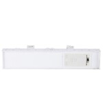 Dřevěná LED dekorace VESNICE bílá délka 30 cm