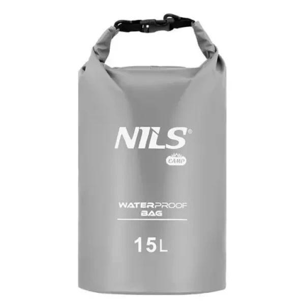 NILS Camp NC1703 15L šedý / Nepromokavý vak (5907695554304)