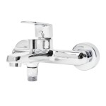 Vanová baterie SAT Feel bez sprchového setu 150 mm chrom SATBSFEEL222 SATBSFEEL222