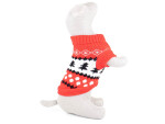 Christmas svetr pro psa Barva: Tmavě zelená, Délka zad (cm): 18, Obvod hrudníku: 23 - 28 cm