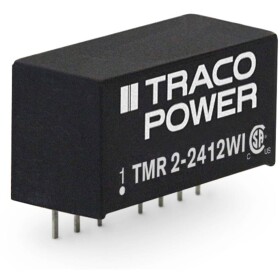 TracoPower TMR 2-2412WI DC/DC měnič napětí do DPS 24 V/DC 12 V/DC 165 mA 2 W Počet výstupů: 1 x Obsah 1 ks