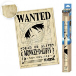 One Piece Plakát - Wanted Luffy 66 x 46 cm