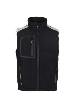 Pánská softshellová vesta Payper STREAM PAD VEST Barva: Černá/ Černá, Velikost: 2XL (S00772048914018XXL)