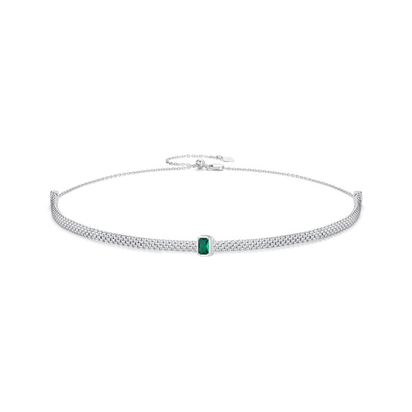 Elenys stříbrný náhrdelník choker Elegance