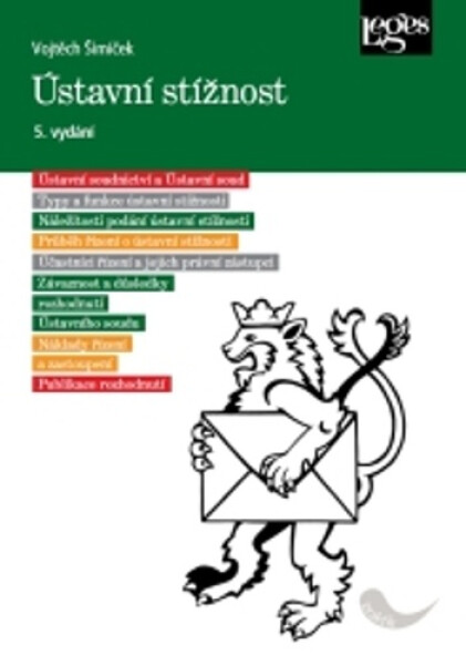 Ústavní stížnost, 5. vydání - Vojtěch Šimíček