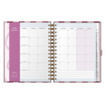 Busy B Kroužkový plánovací diář To Do A5 Stripe 2026, růžová barva, papír
