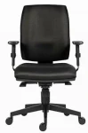 Rozbaleno - Powerton Hana černá / Kancelářské ergonomické křeslo / nosnost 120 kg / rozbaleno (MKWPHAKDCBBA.rozbaleno)