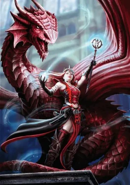 Trefl - Puzzle - Premium Plus Fantasy Collection: Šarlatový mág