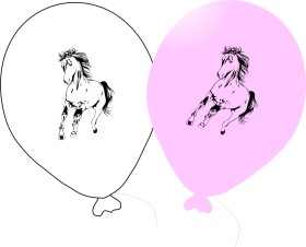 Kůň balónky 5 ks mix barev Balonky.cz Kůň balónky 5 ks mix barev Balonky.cz