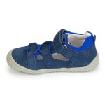 Chlapecké sandály Barefoot KENDY DENIM, Protetika, tmavě modrá - 22
