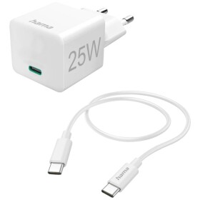 Hama USB nabíječka 25 W vnitřní, do zásuvky (230 V) Výstupní proud (max.) 3000 mA USB-C® Počet výstupů: 1 x