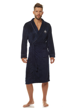 Pánský župan L&L 2114 Marine M-2XL grafit M-170/112/112