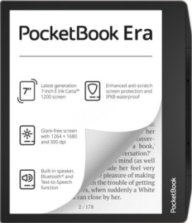 PocketBook 700 Era - Stardust Silver / Čtečka e-knih / 7 / E-ink / 1264×1680 / 16GB / Wi-Fi / USB-C (320785)