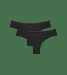Dámské kalhotky Lovely Micro Brazilian String 2P - BLACK - černé 0004 - TRIUMPH BLACK XS