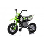 Mamido Dětská elektrická motorka Cross Pantone 361C zelená