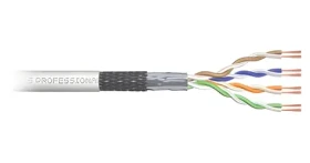 Digitus Kabel drát / SF/UTP / CAT 5e / AWG 26/7 / šedý / 305m (DK-1531-P-305-1)