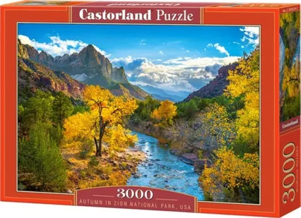 Castorland 300624 Podzim v národním parku Zion, USA