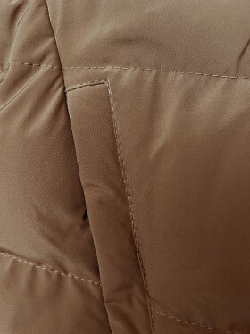 Hnědá zimní bunda s kapucí (2M-023) odstíny hnědé XL (42)